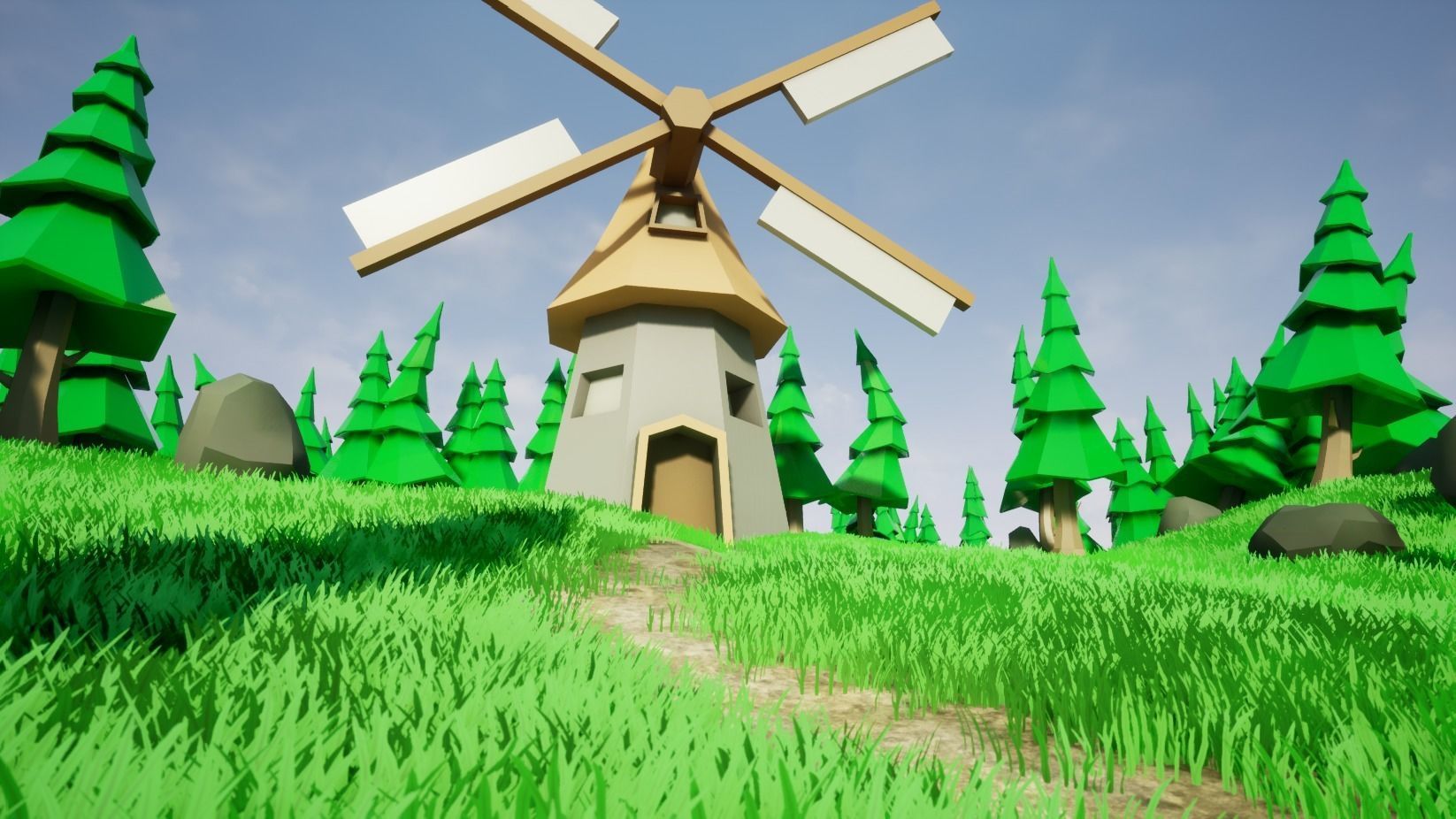 Stylized Environment Low Poly Pack - 1 Low-poly 3D model_3