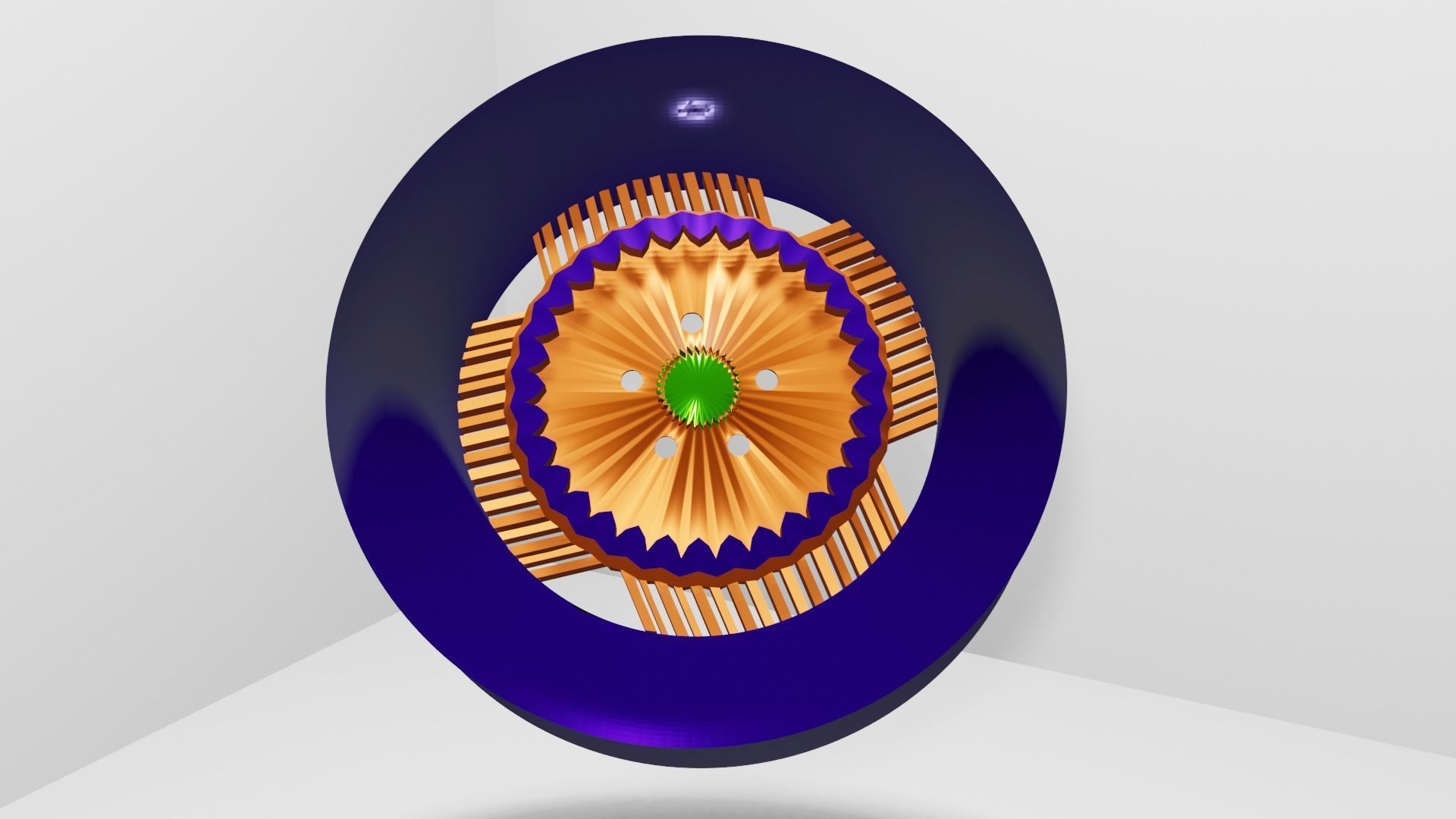 Car wheel Rim by ZeeG 3D model_1