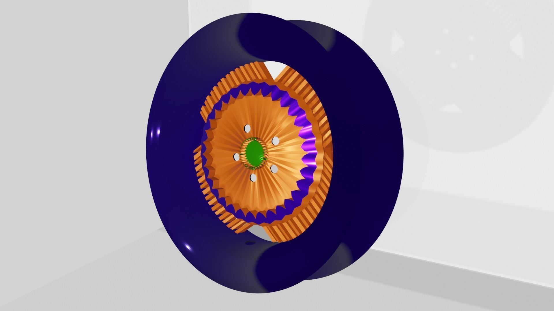 Car wheel Rim by ZeeG 3D model_3