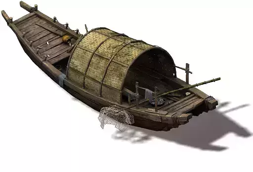 Chinese Boat 3D Print Model