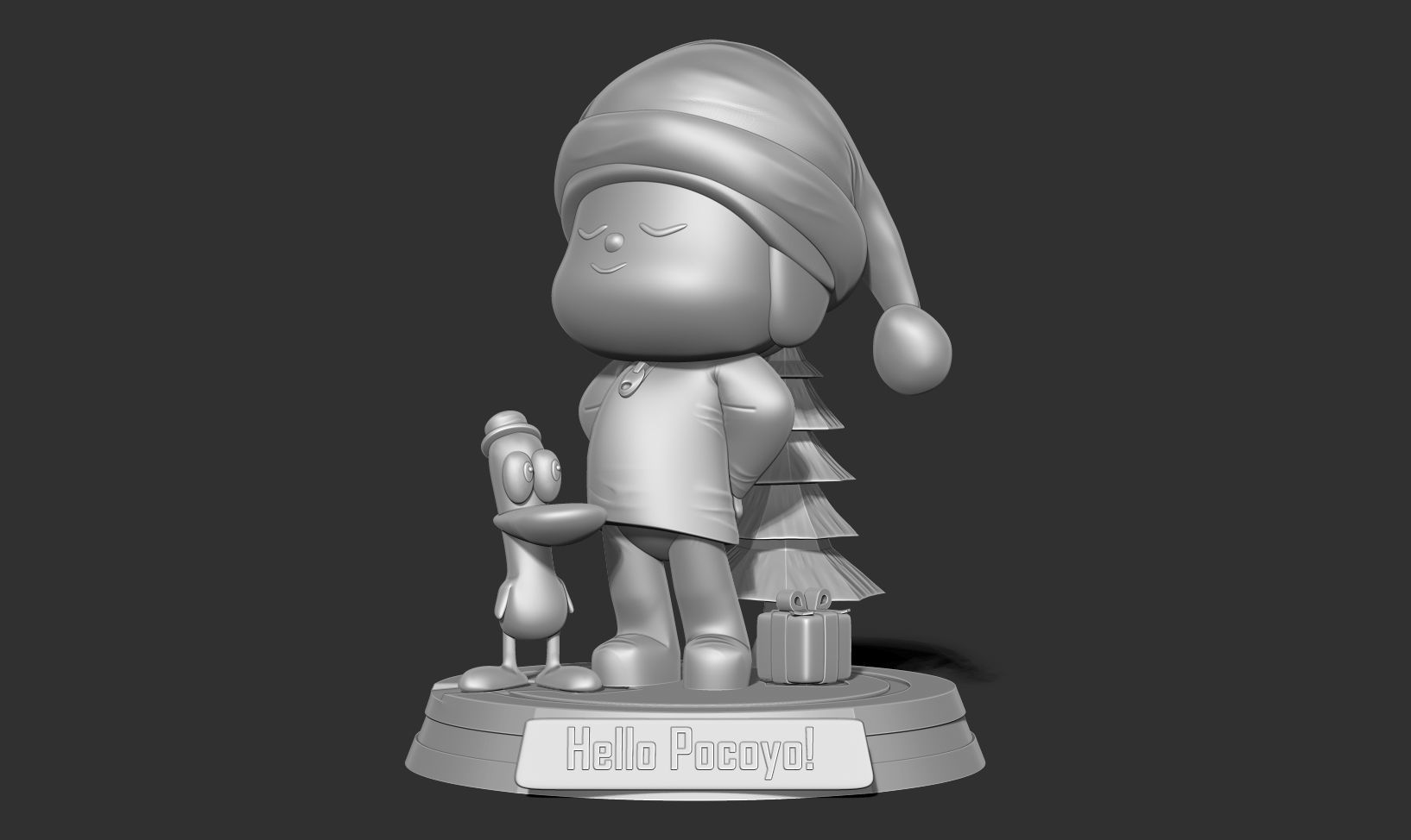 Pocoyo and Pato 3D print model_10