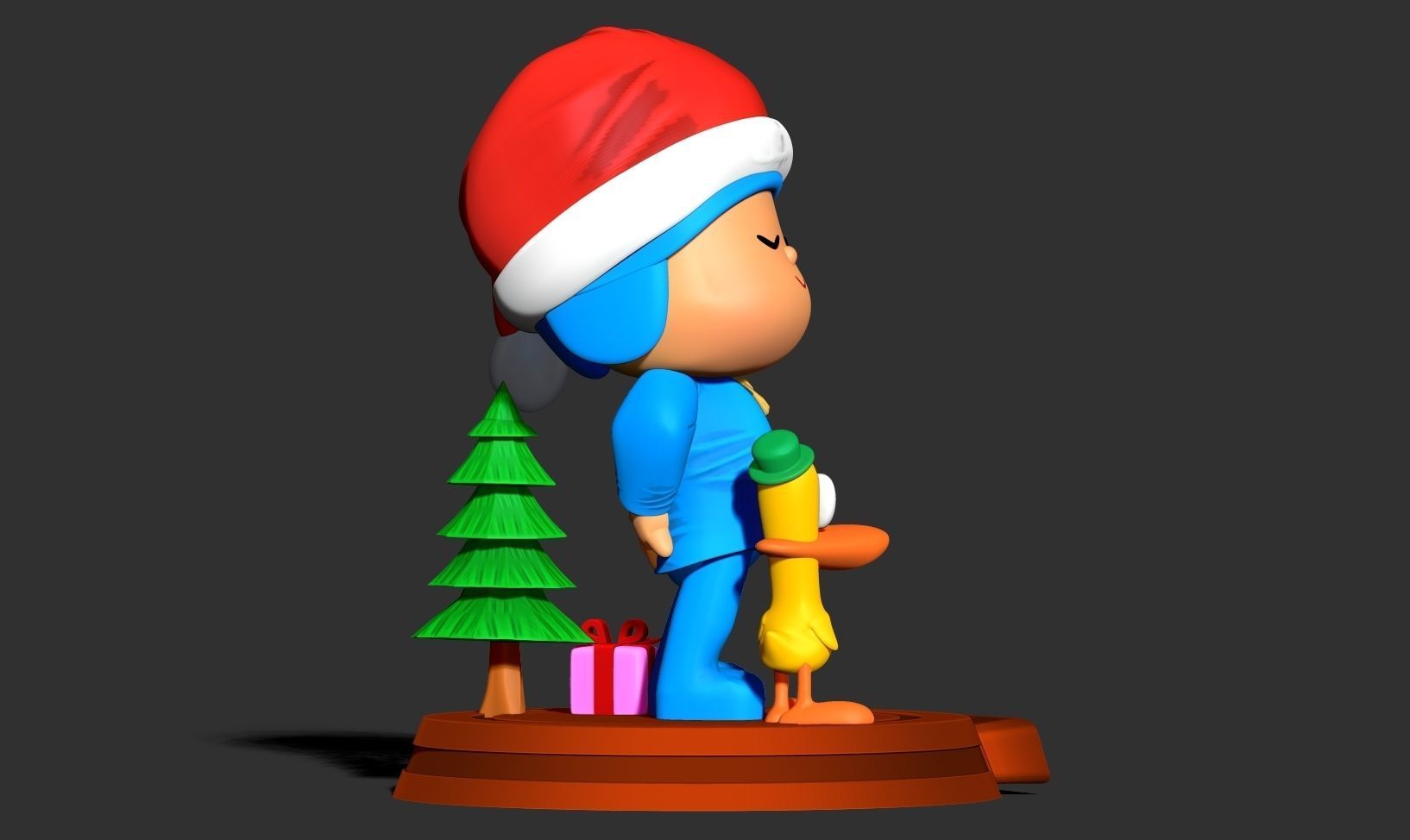 Pocoyo and Pato 3D print model_11