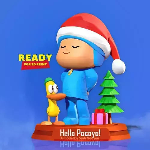 Pocoyo and Pato 3D print model