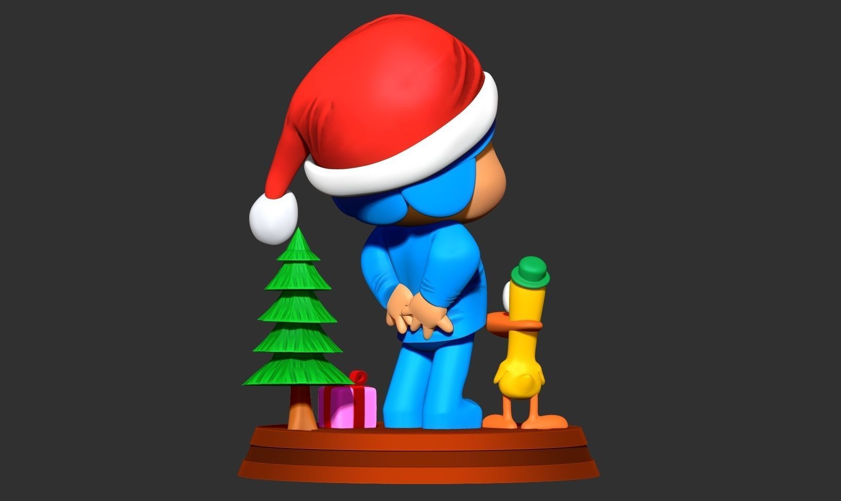 Pocoyo and Pato 3D print model_6