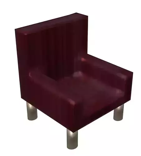 Single Luxury Red Sofa