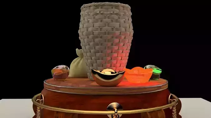 Chinese weaver basket