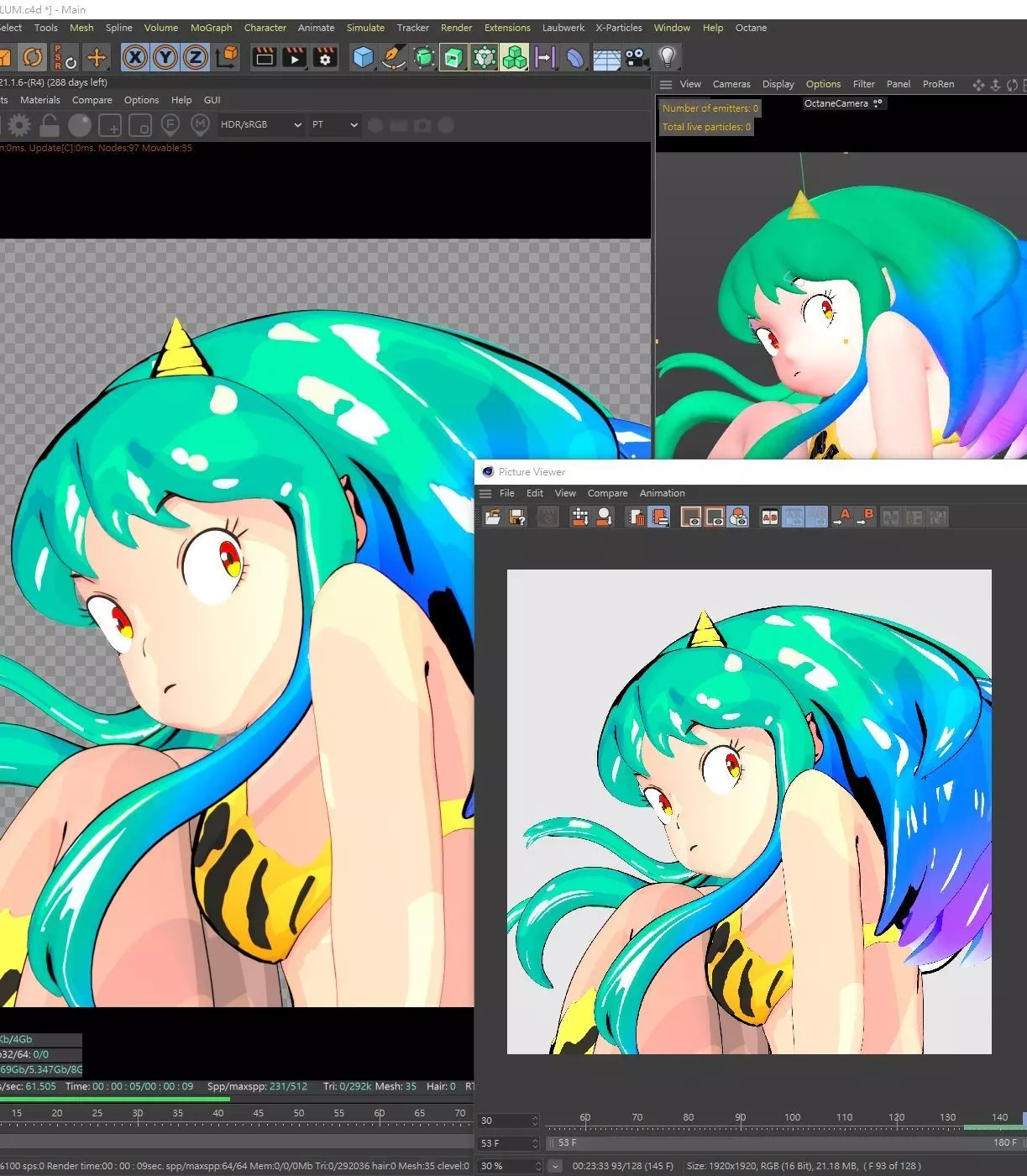 Urusei Yatsura-Lum 3D model_0
