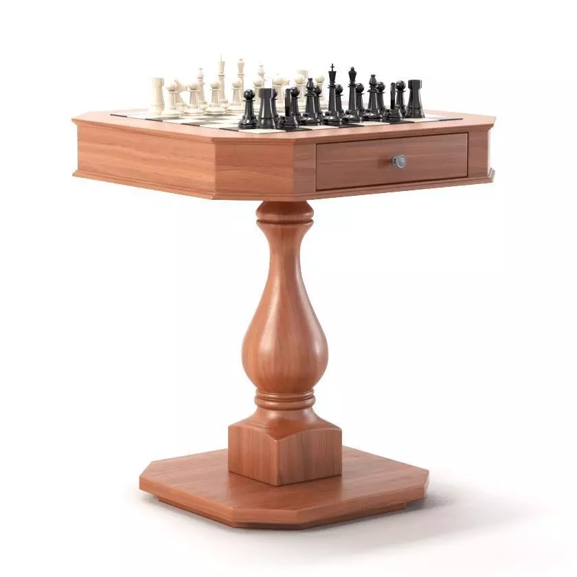 Bishop Gaming Table 3D model_0