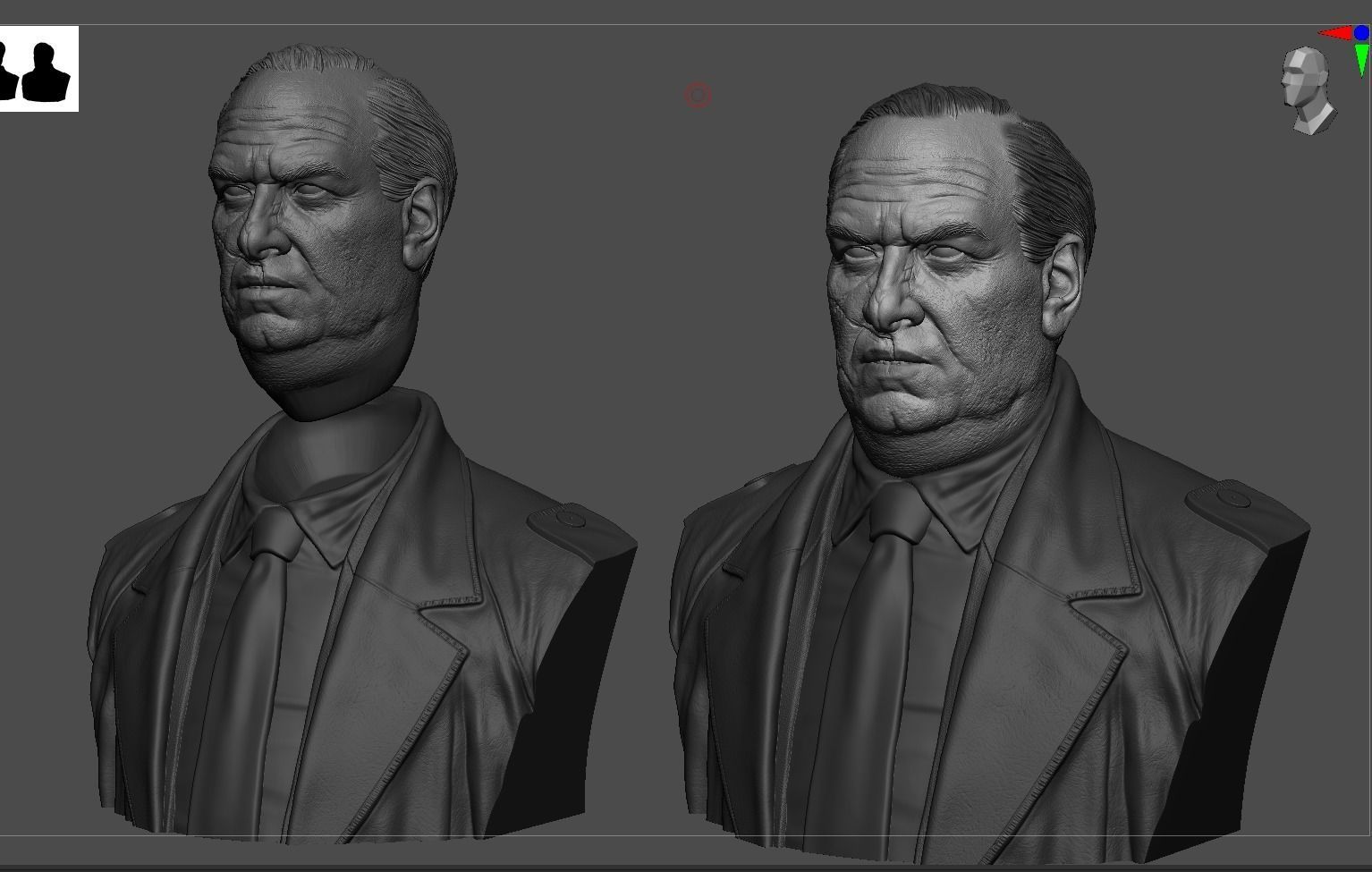 Penguin -Colin Farrell Bust 3D print model_7