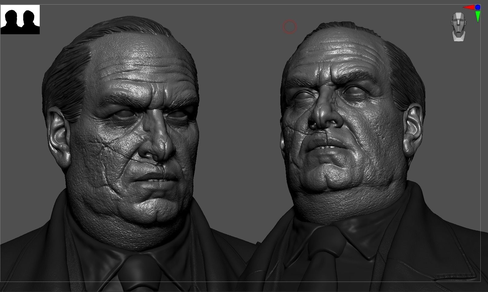 Penguin -Colin Farrell Bust 3D print model_6