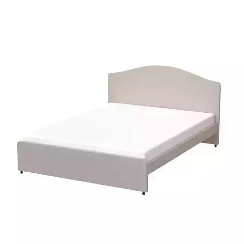Ikea Hauga Upholstered Bed Frame 3D model