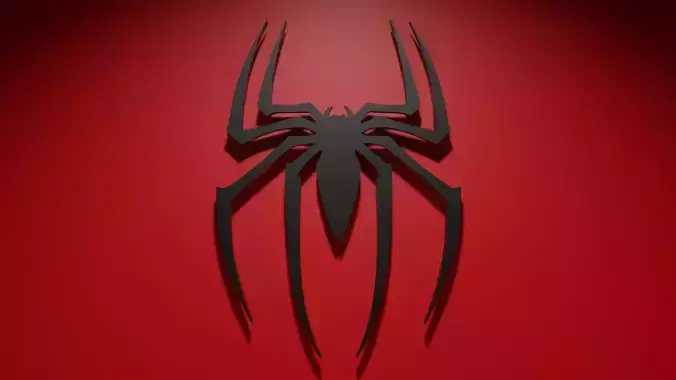 Spiderman 3D Logo