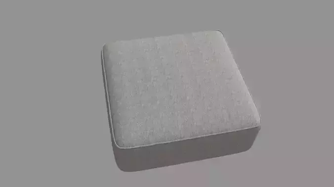 Single Sofa- Cushion 3D model