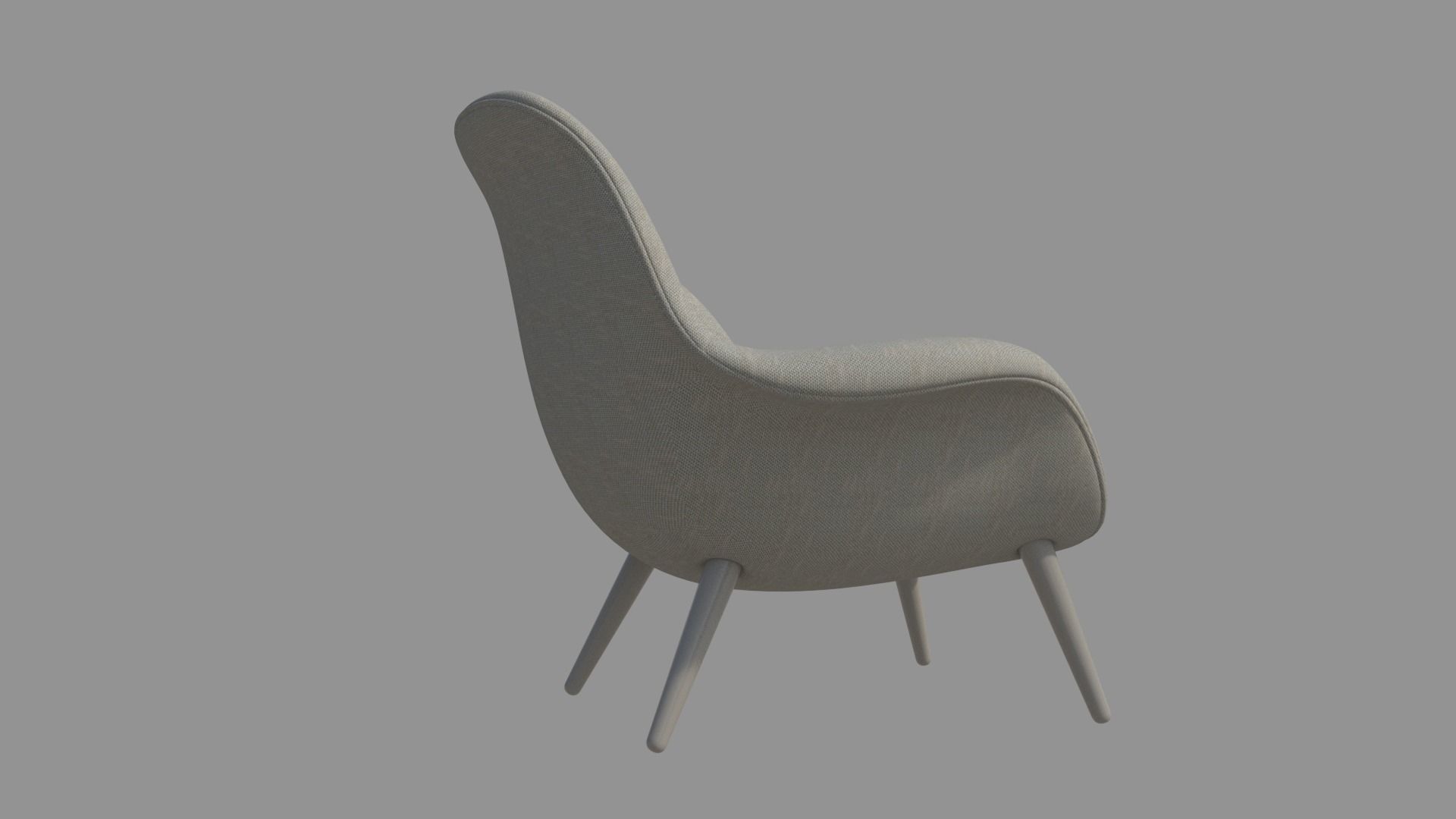 Modern Chair 3D model_1