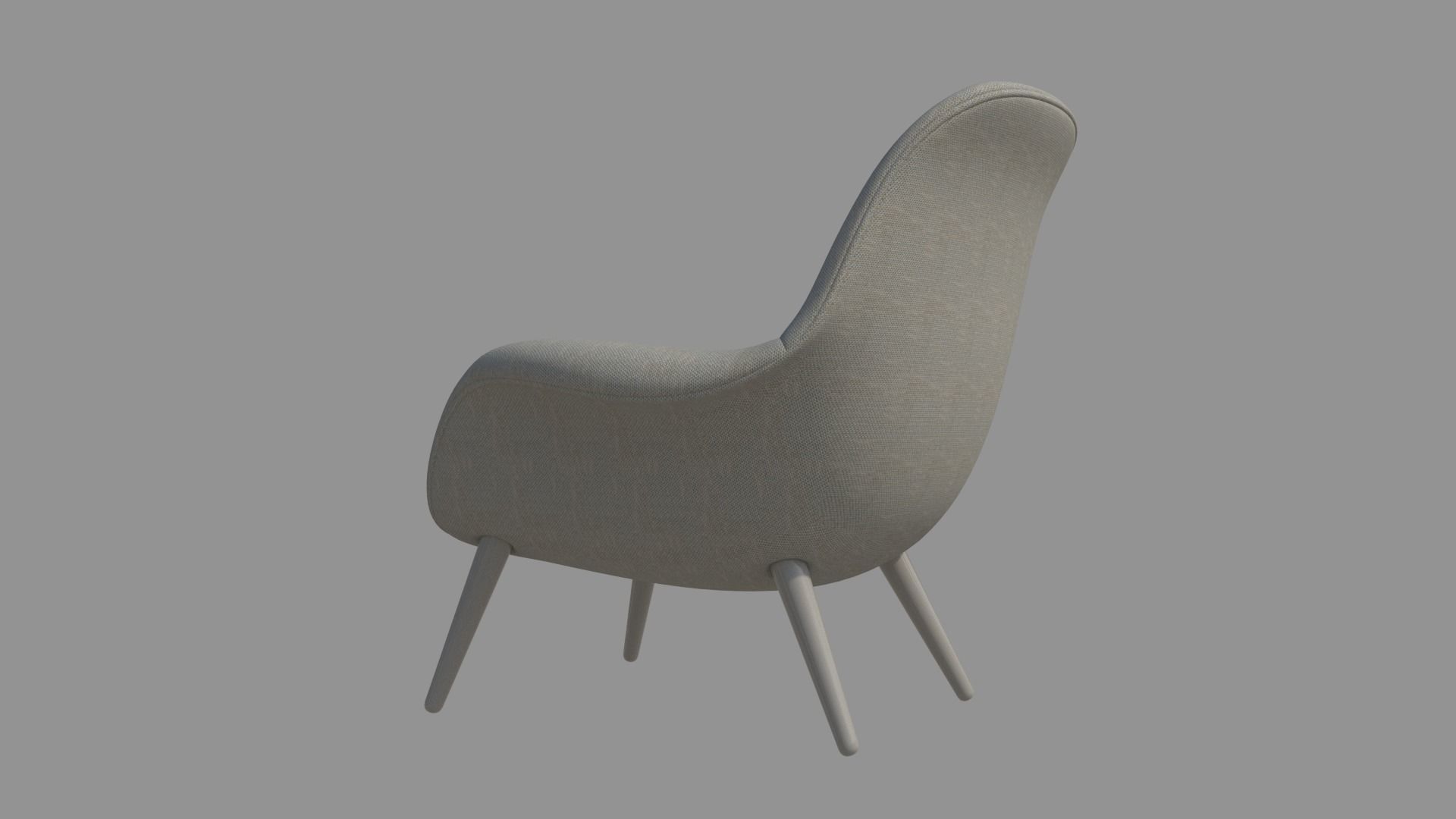 Modern Chair 3D model_5