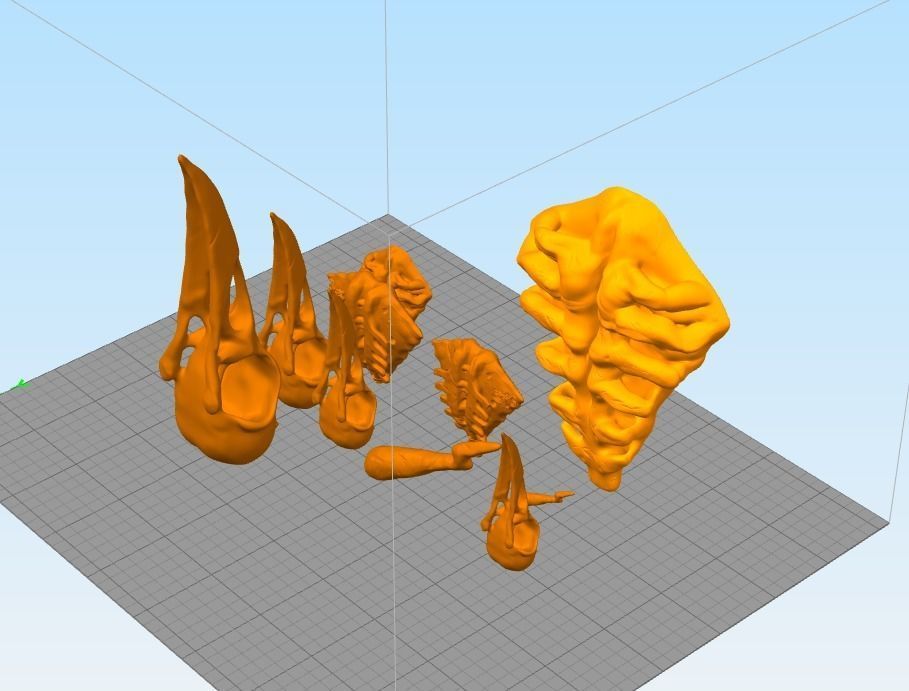 Maleficent CrowSkull necklace 3D model for cosplay 3D printing 3D print model_3