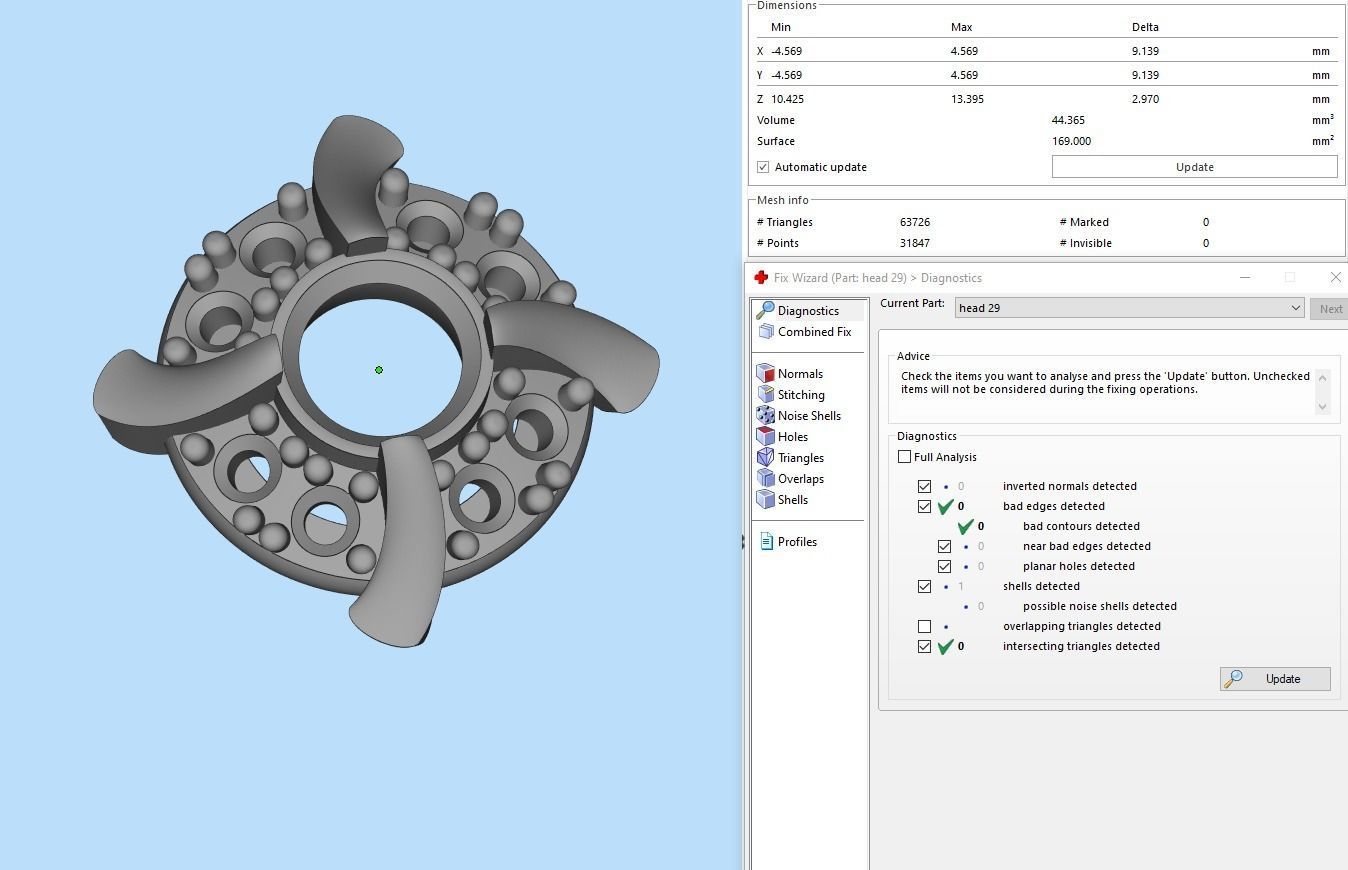 Ring and Studs 029 3D print model_14