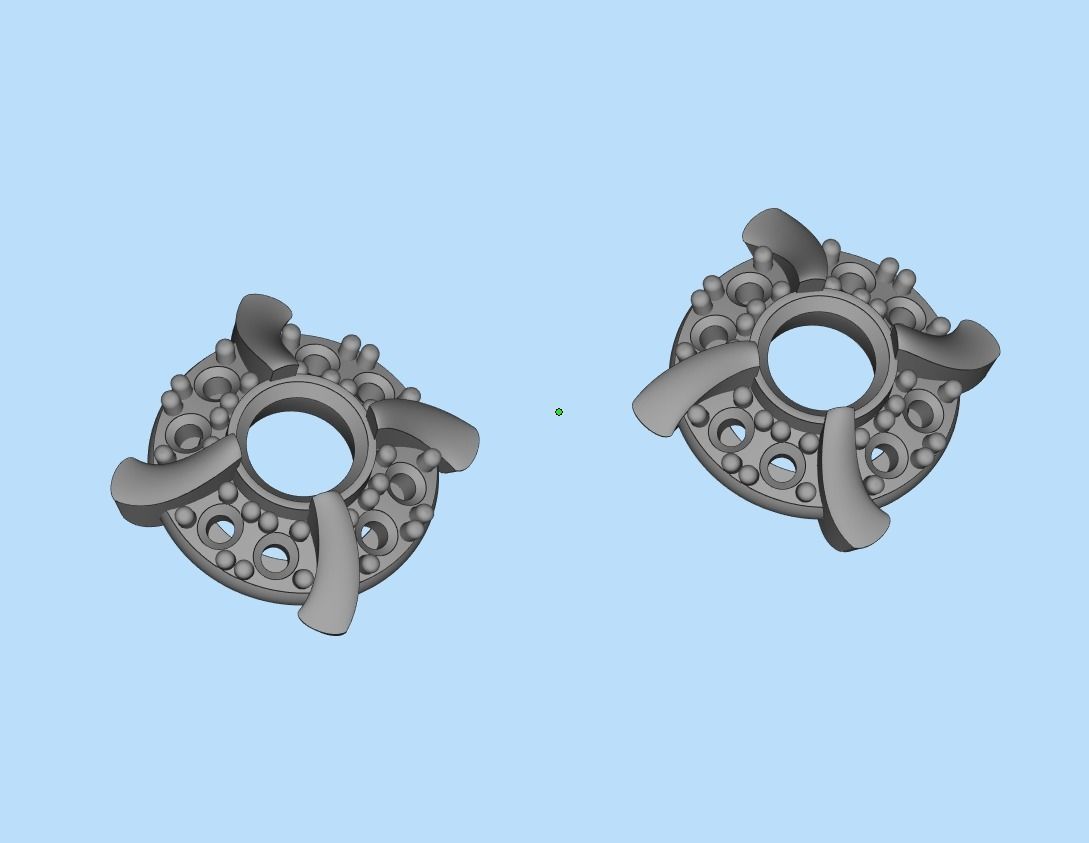 Ring and Studs 029 3D print model_15