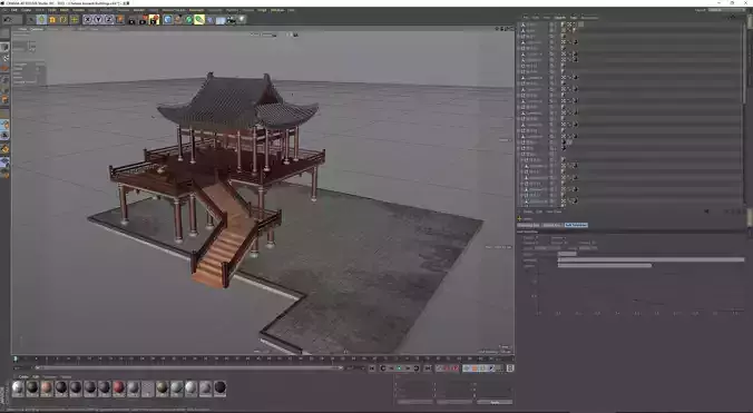Chinese Ancient Buildings 3D model