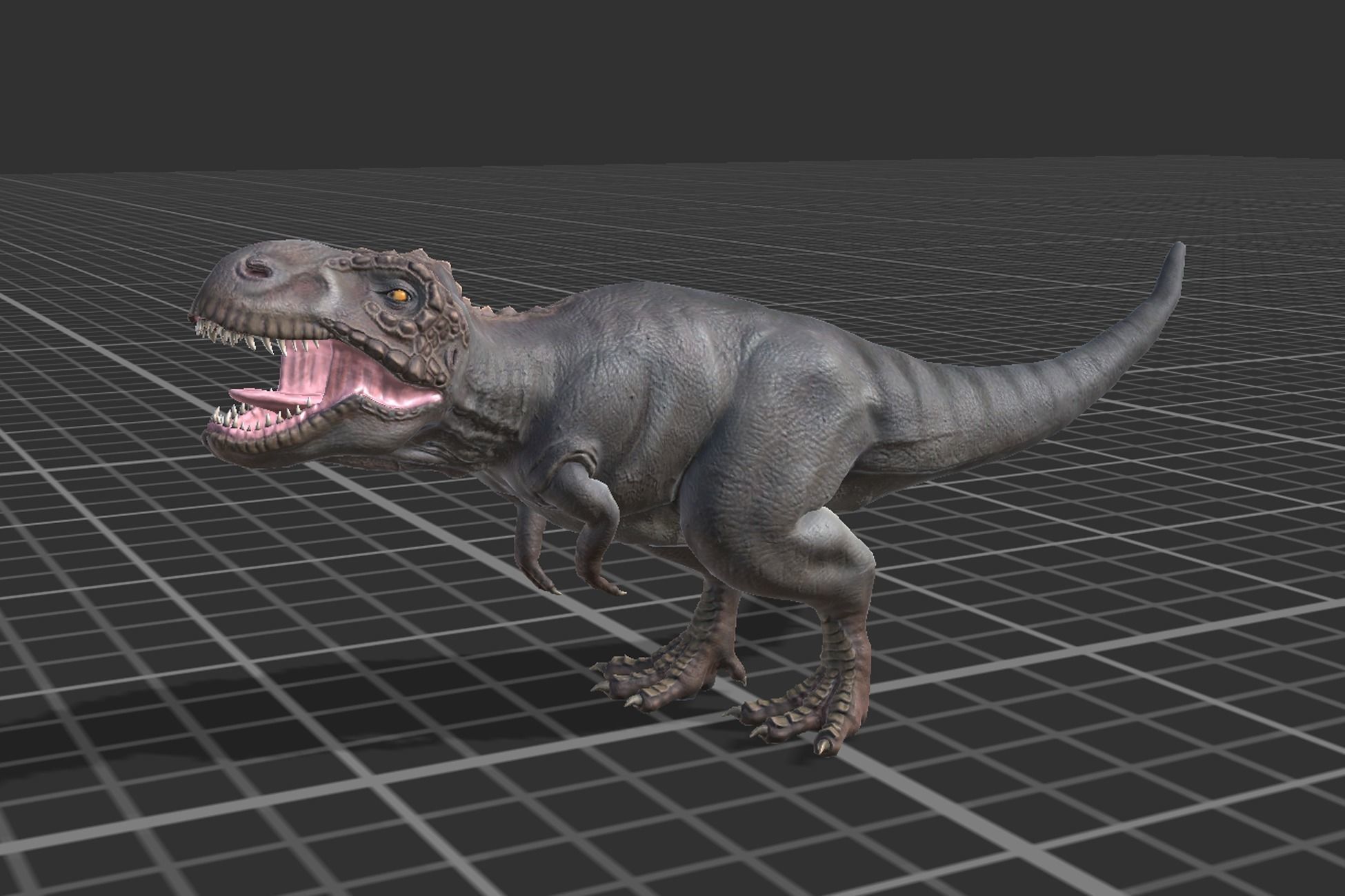 Tyrannosaurus  Low-poly 3D model_14