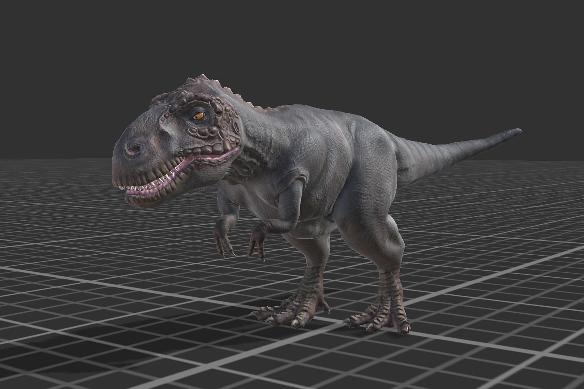 Tyrannosaurus  Low-poly 3D model_3