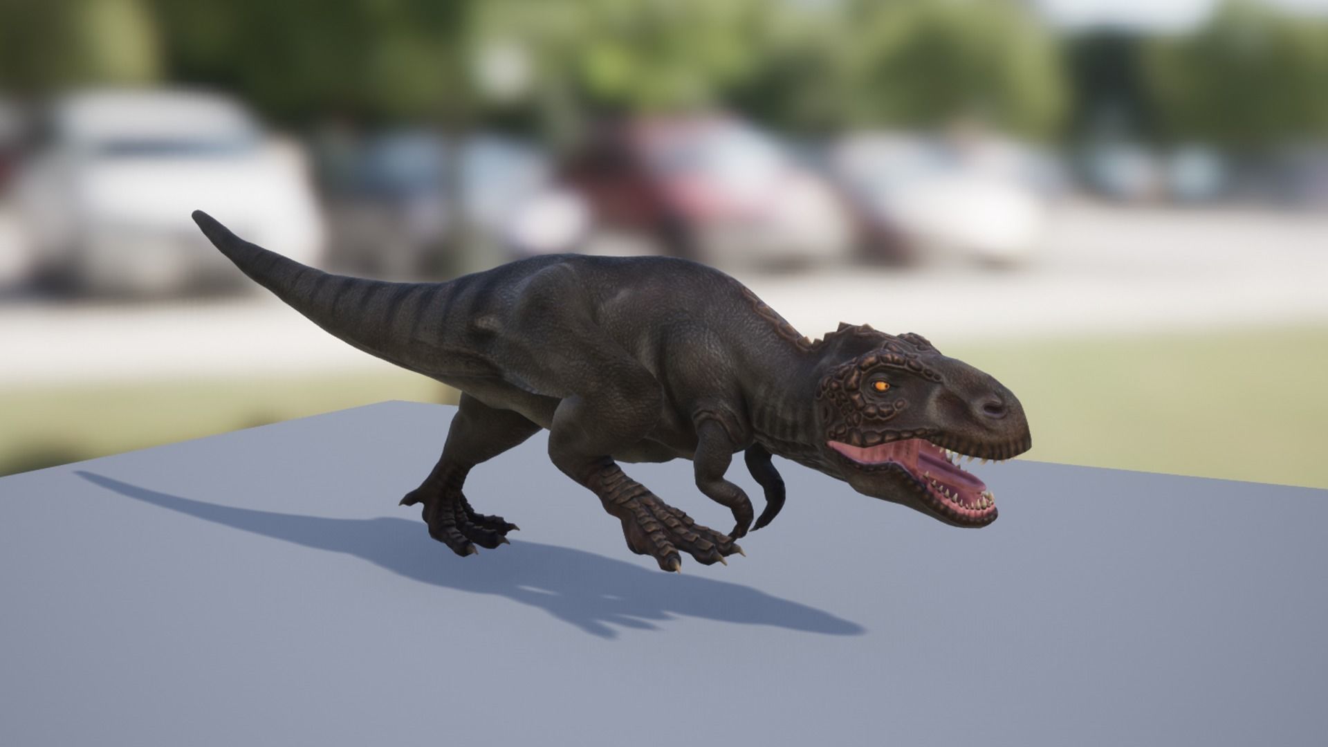 Tyrannosaurus  Low-poly 3D model_13