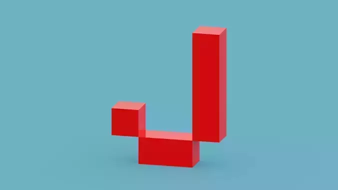 Pixel Letter J