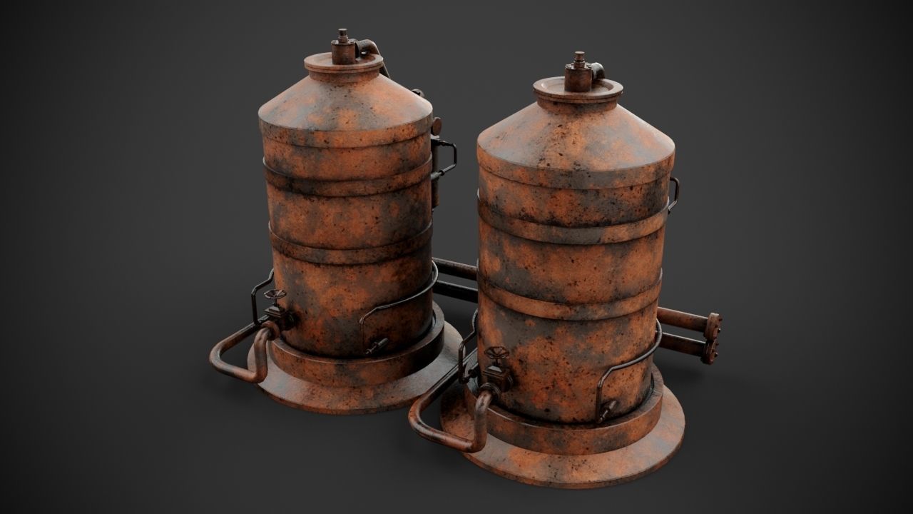 Machinery device 3D model_10