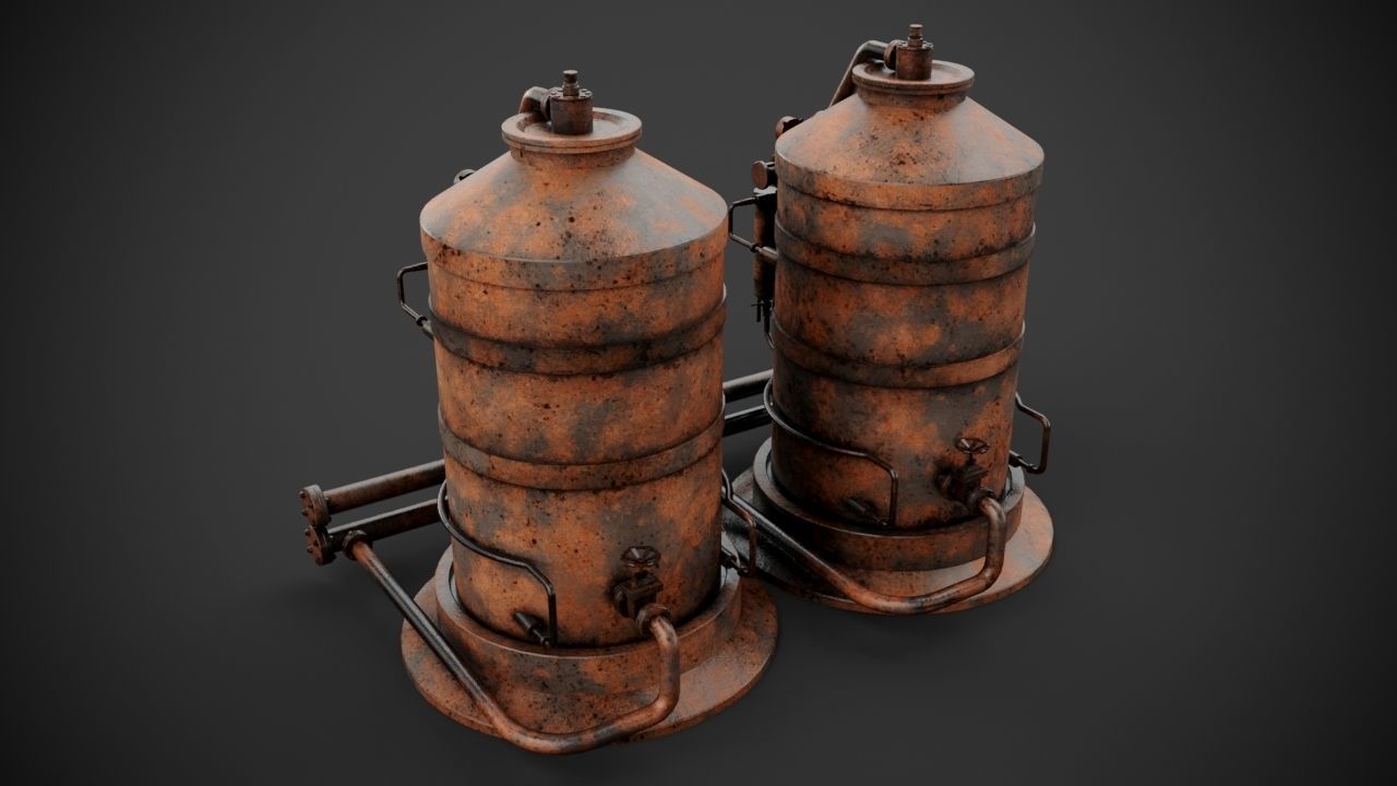 Machinery device 3D model_9