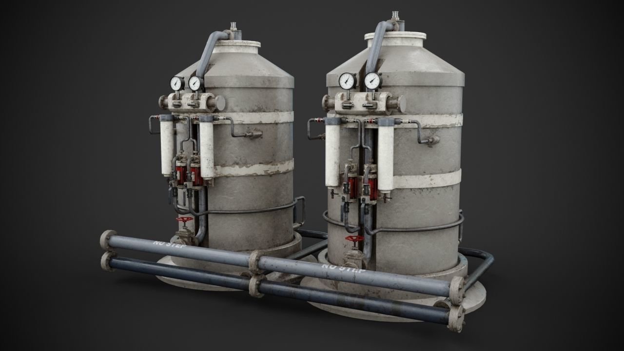 Machinery device 3D model_3
