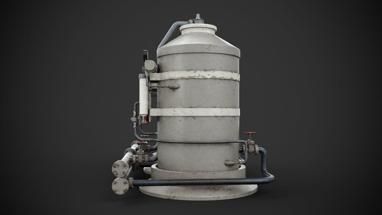 Machinery device 3D model_4
