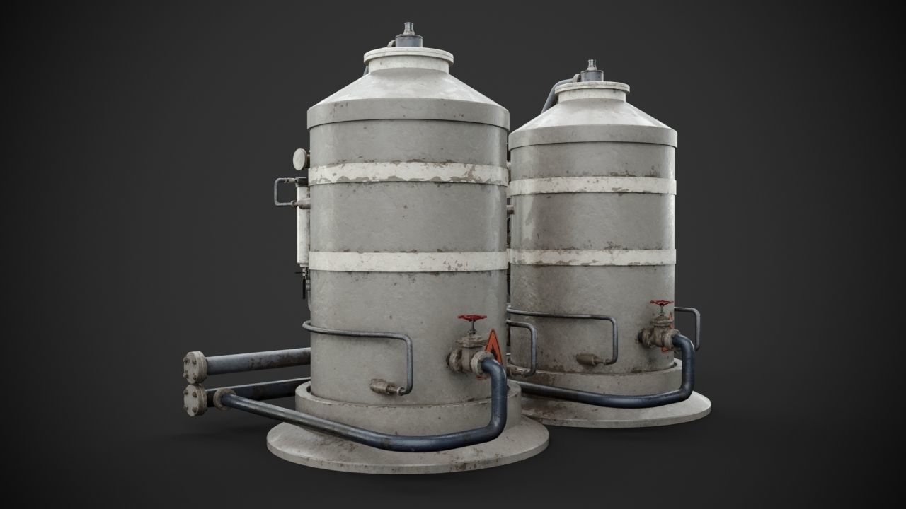 Machinery device 3D model_5