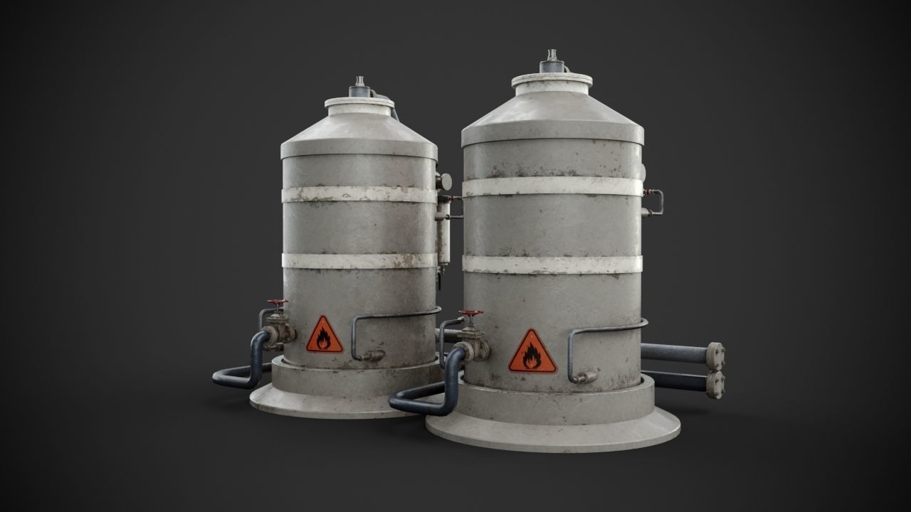 Machinery device 3D model_6