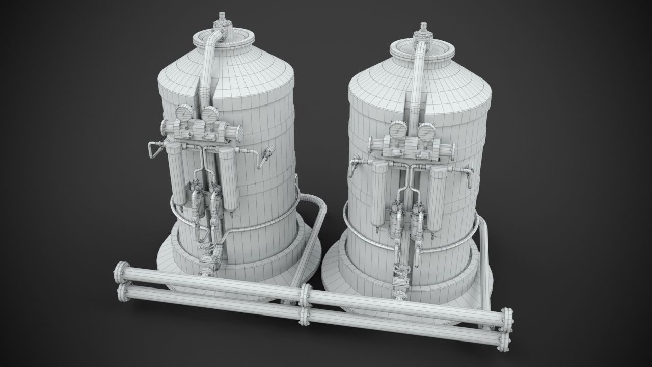 Machinery device 3D model_11