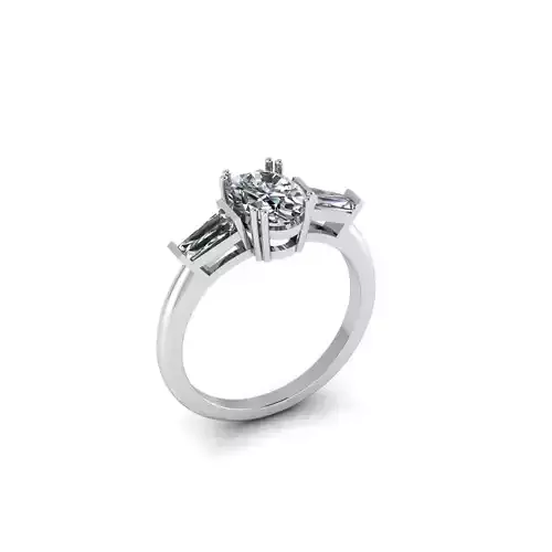 3 stone engagement ring