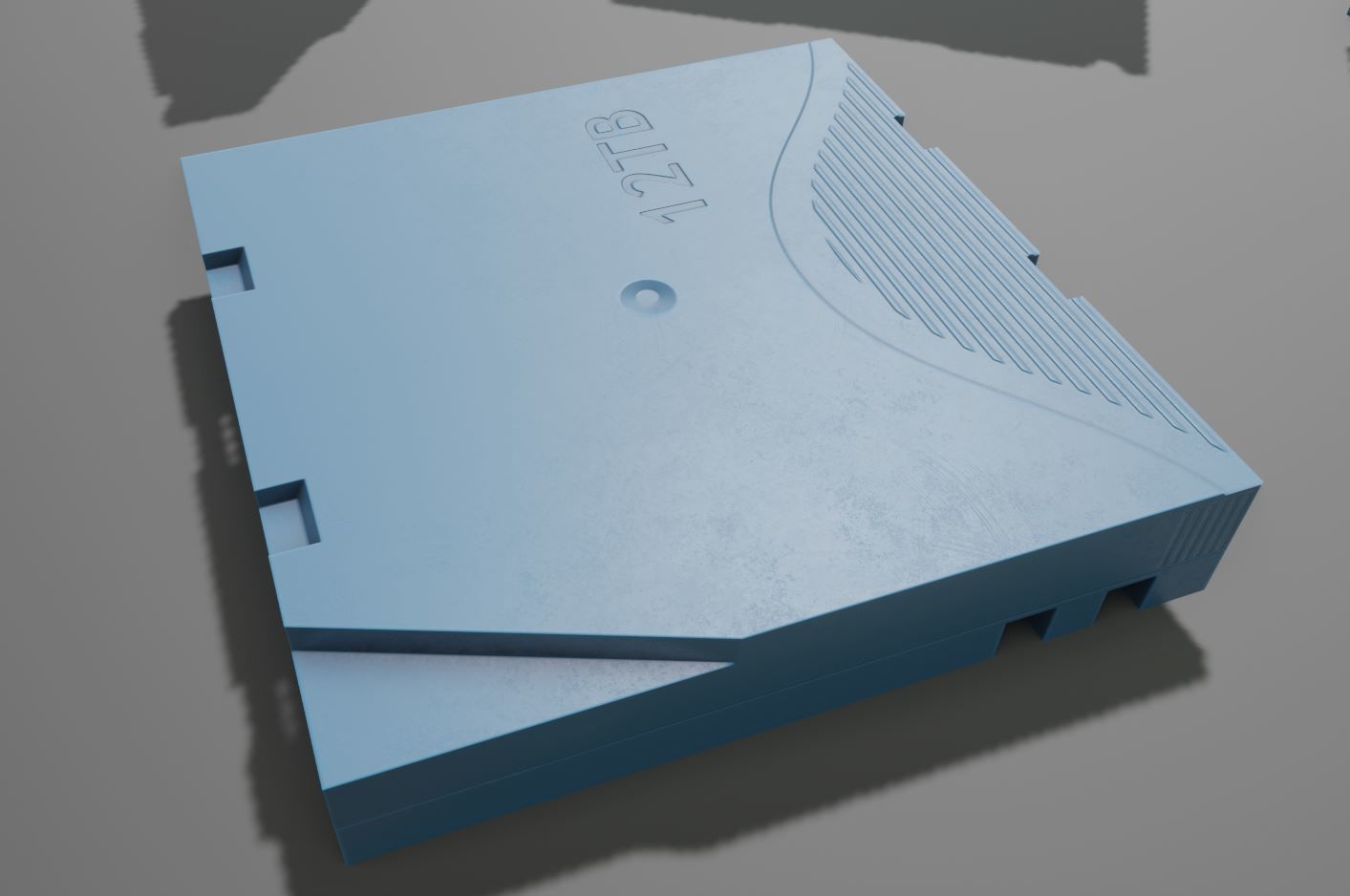 3D model Tape Storage Medium 12TB Linear TapeOpen VR / AR