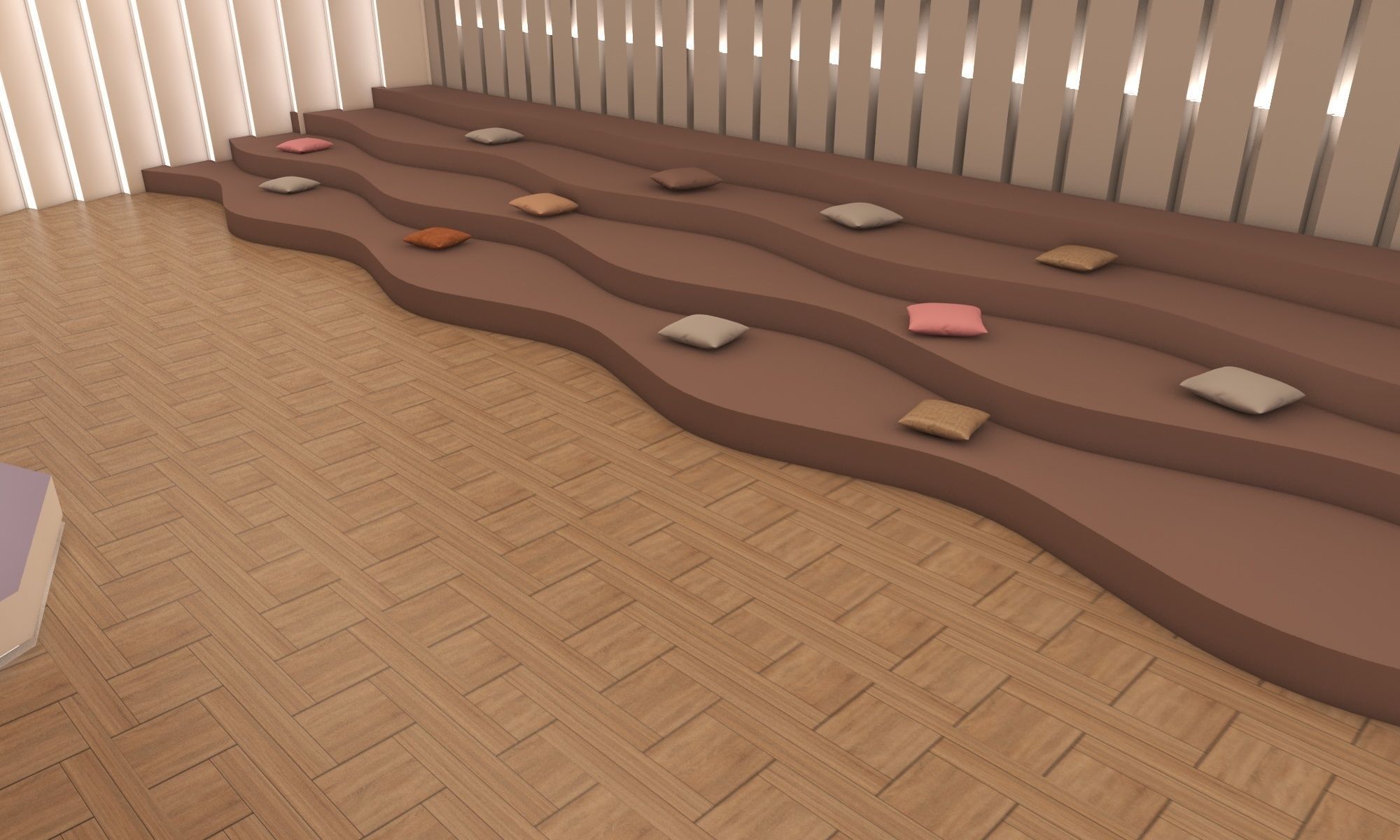 Hall 3d model cinema room 3D model_5