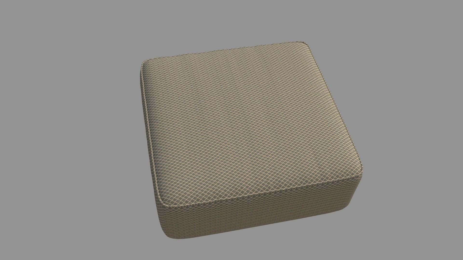 Single Sofa- Cushion 3D model_1
