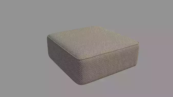 Single Sofa- Cushion 3D model