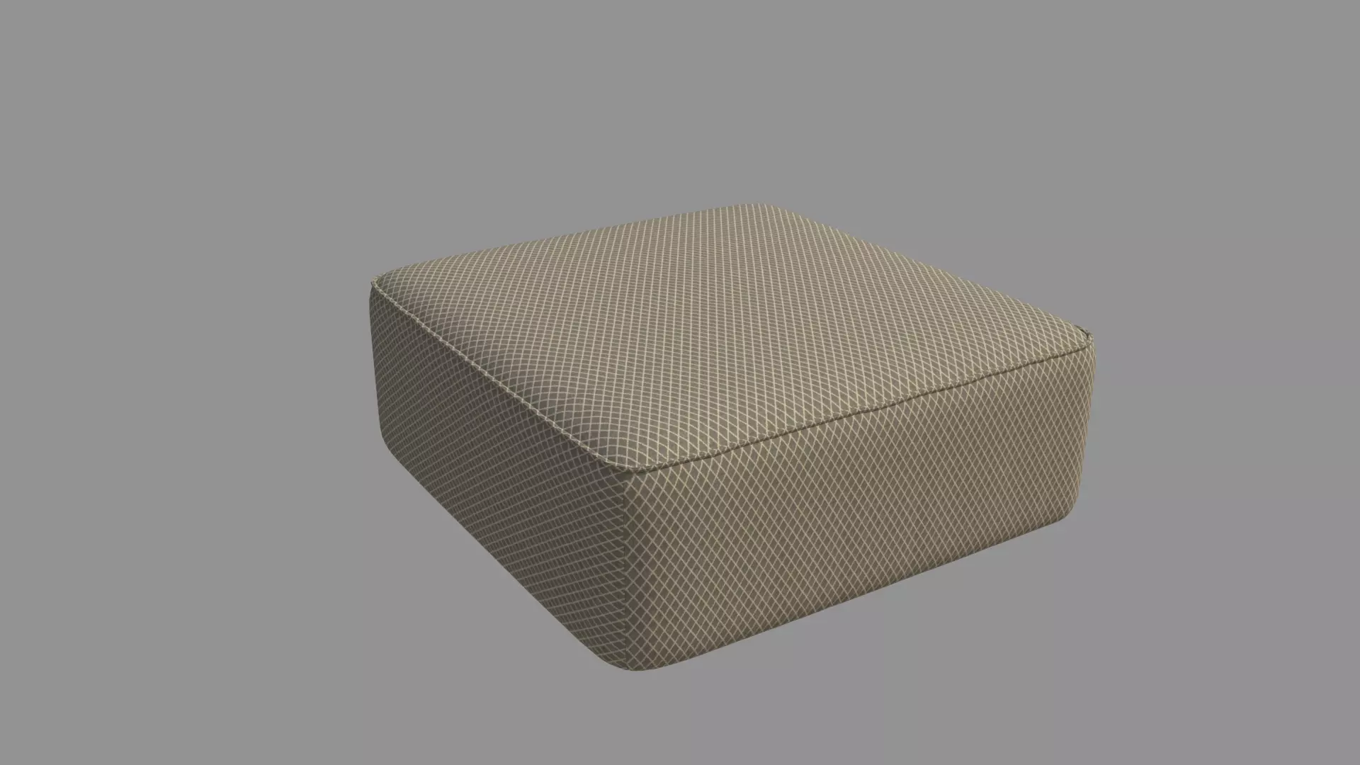 Single Sofa- Cushion 3D model_0