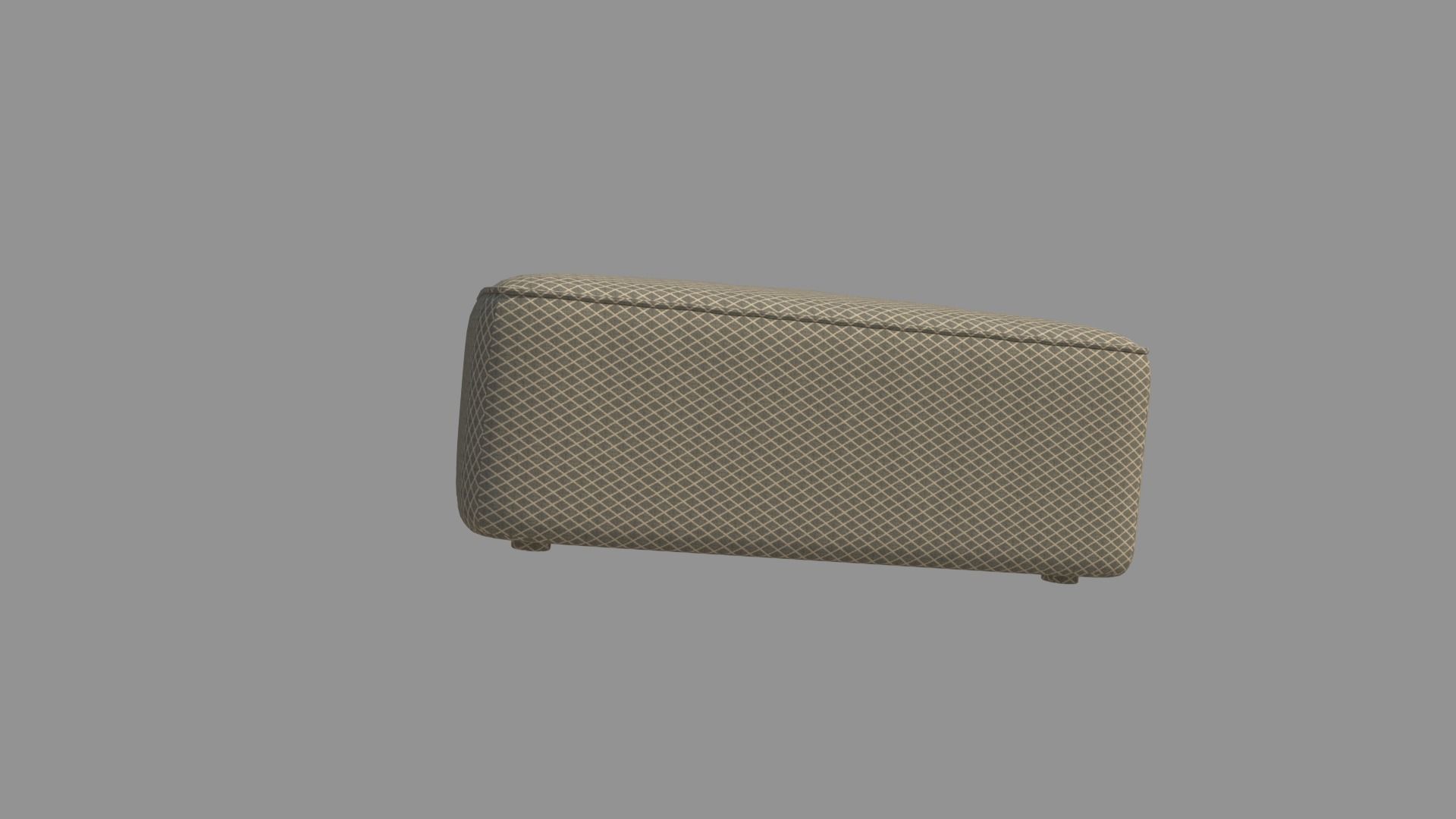 Single Sofa- Cushion 3D model_3