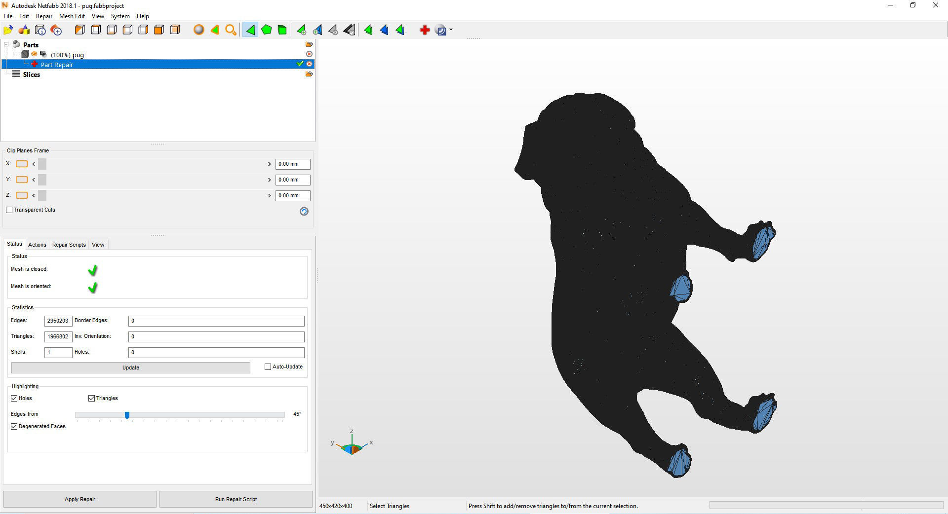Pug for 3D printing 3D print model_15