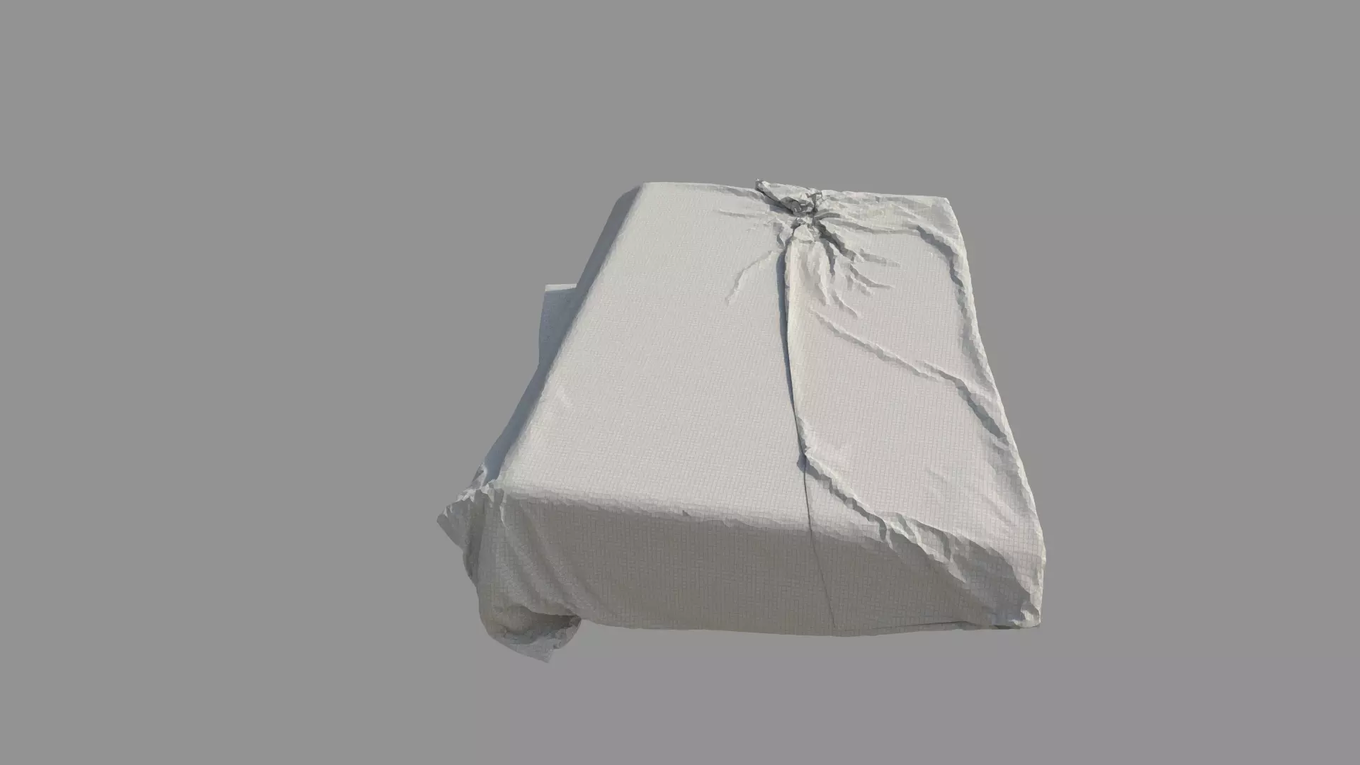 Quilt for bedding 3D model_0