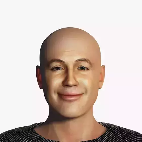 Billy Zane 3D Rigged model ready for animation 3D model