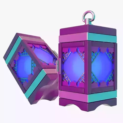 Metal Lantern 3D model