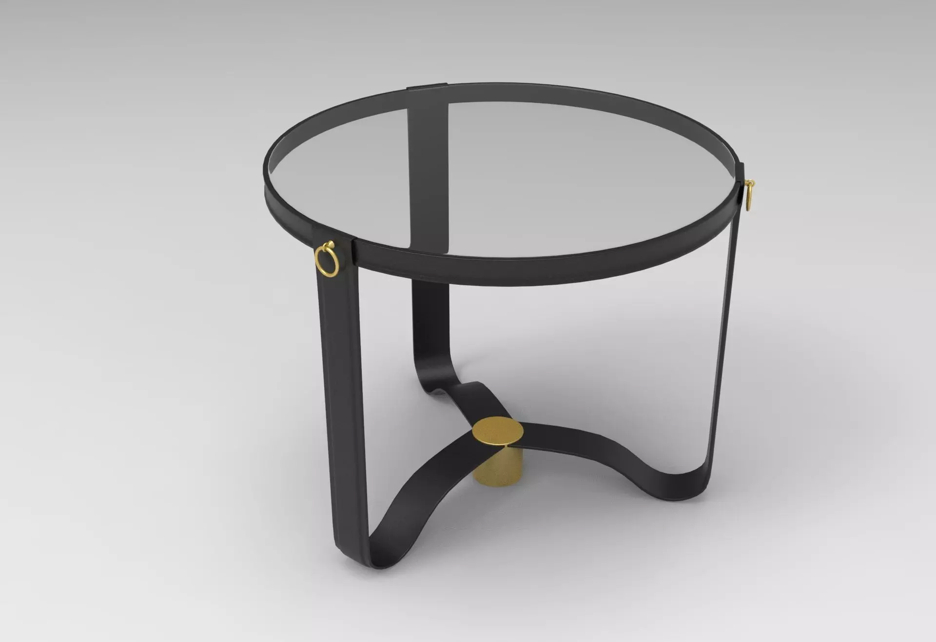 Adnet Coffee Table Low-poly 3D model_0
