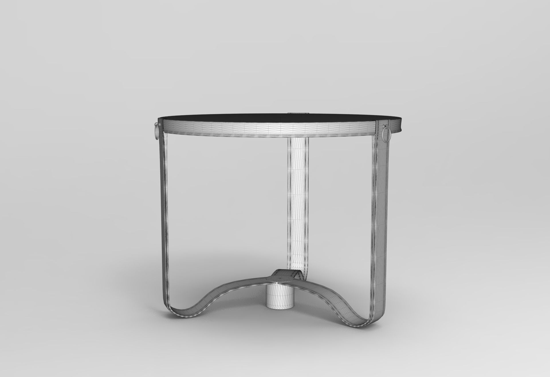 Adnet Coffee Table Low-poly 3D model_6