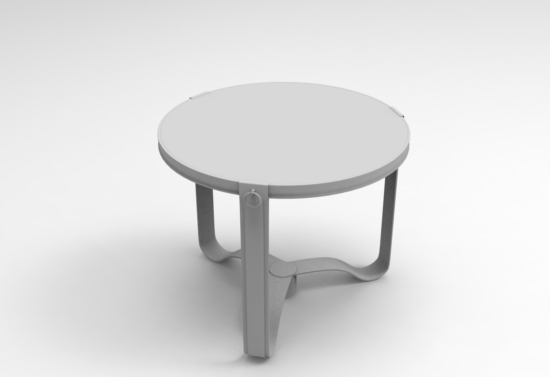 Adnet Coffee Table Low-poly 3D model_8
