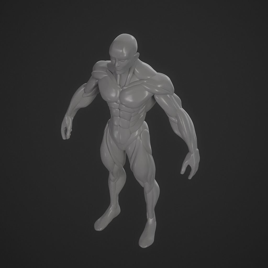 Basebody for Sculpting 3D model_22