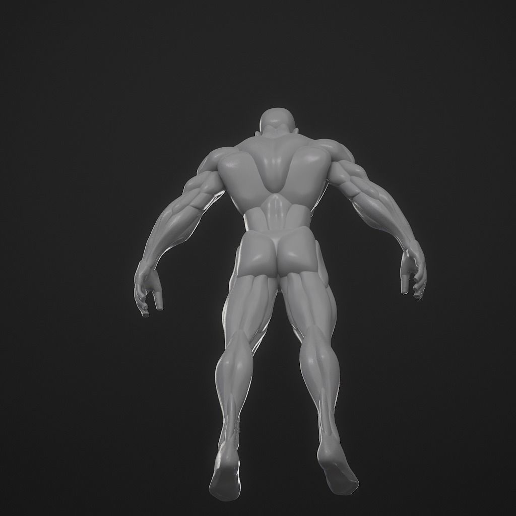 Basebody for Sculpting 3D model_24